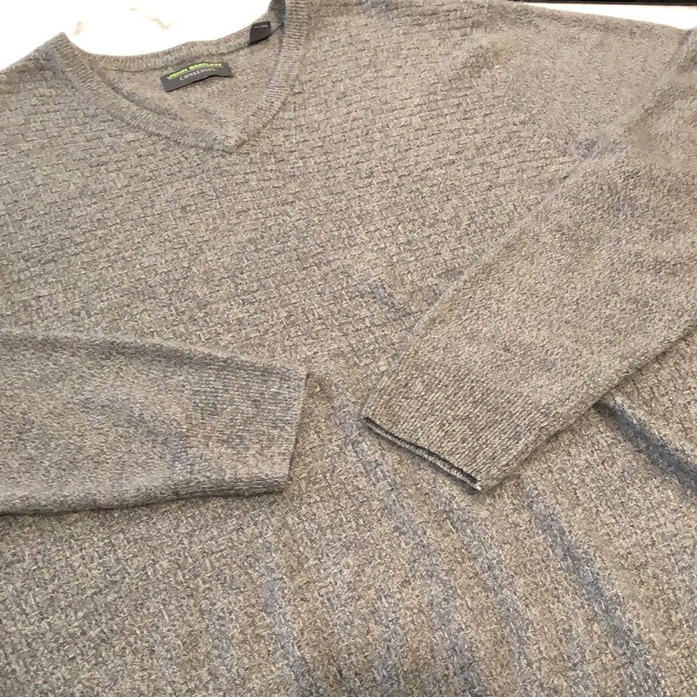 John Bartlett V Neck Acrylic Sweater Sz. L